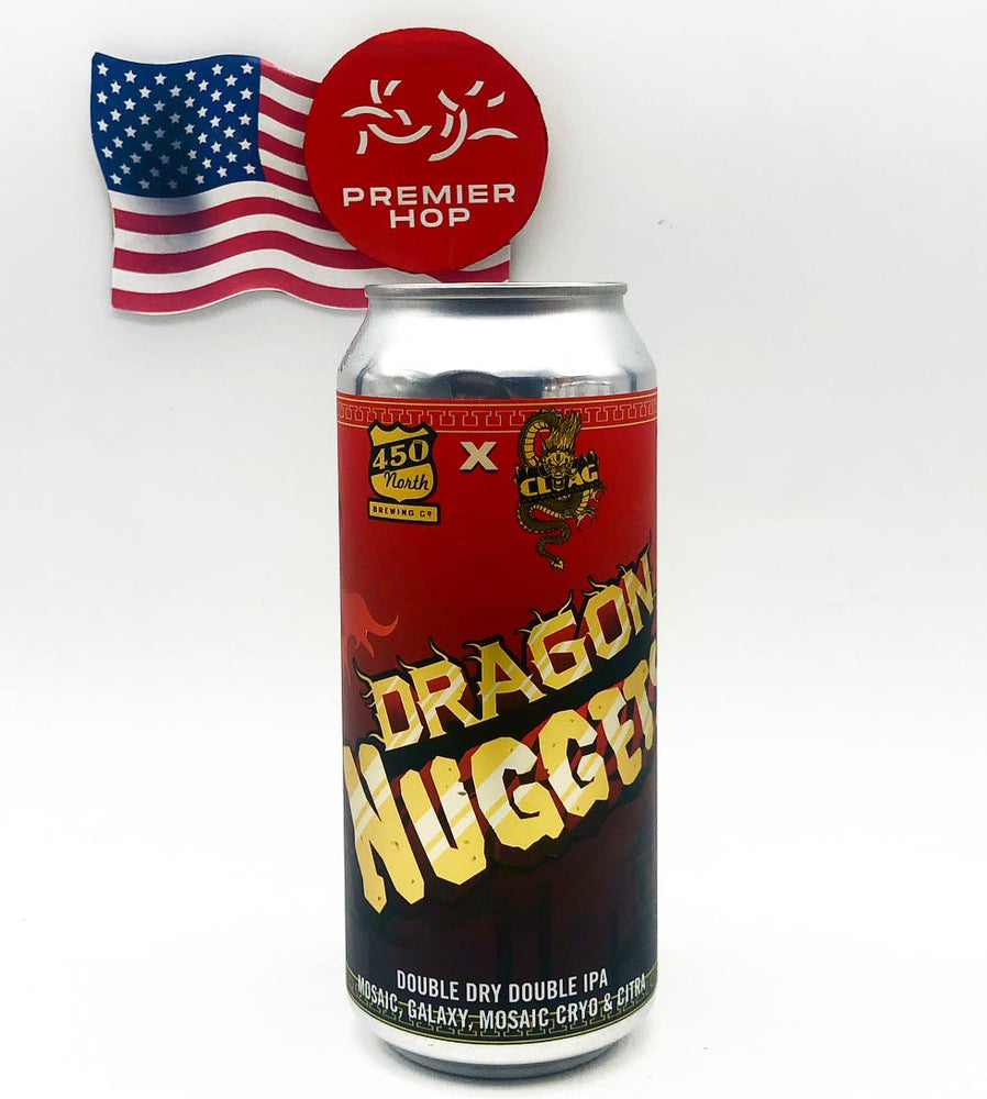 450 North Brewing Co. Dragon Nuggets X Clag DIPA 8% 450 North Brewing Co. Dragon Nuggets X Clag DIPA 8%