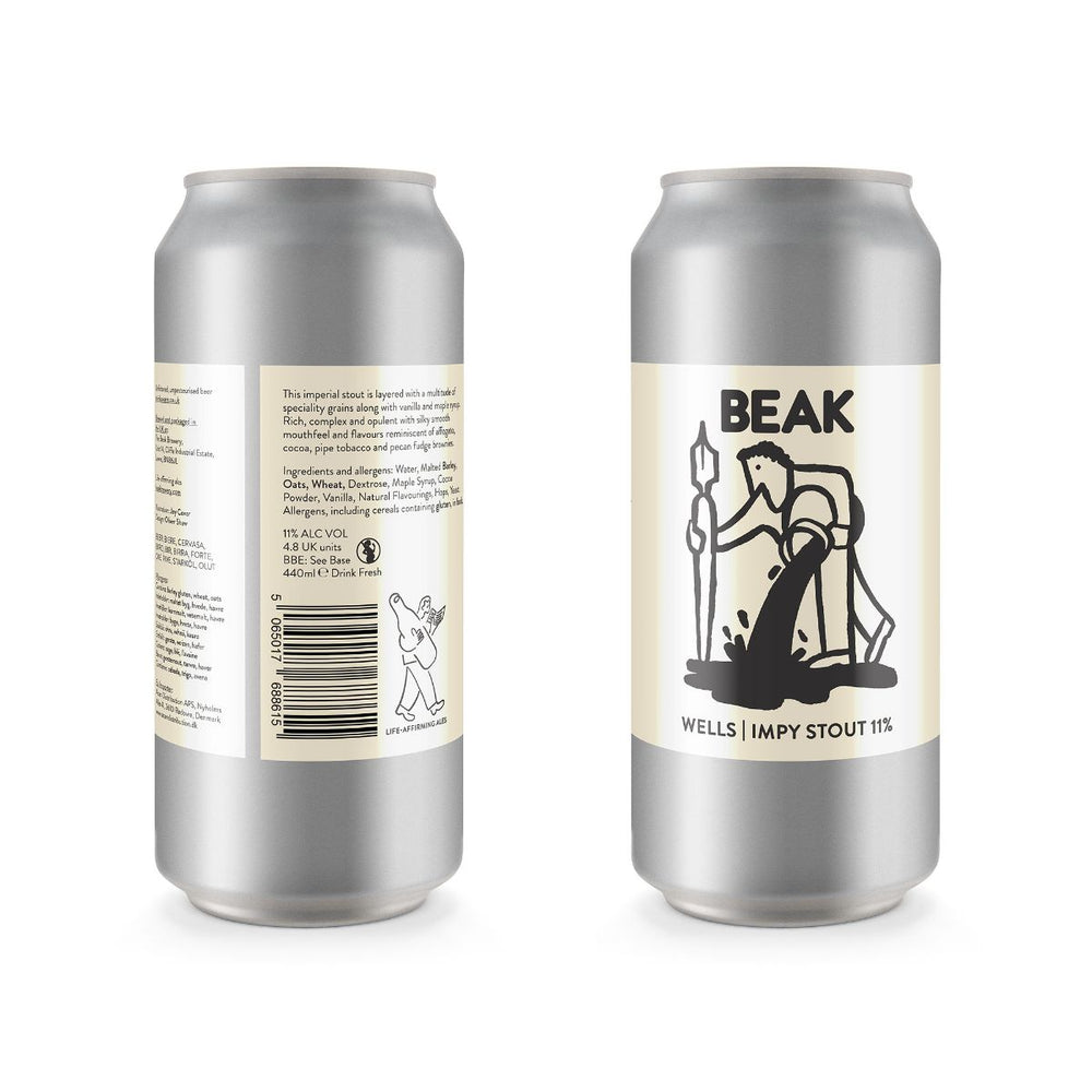 Beak Brewery WELLS Imperial Stout 11% Beak Brewery WELLS Imperial Stout 11%