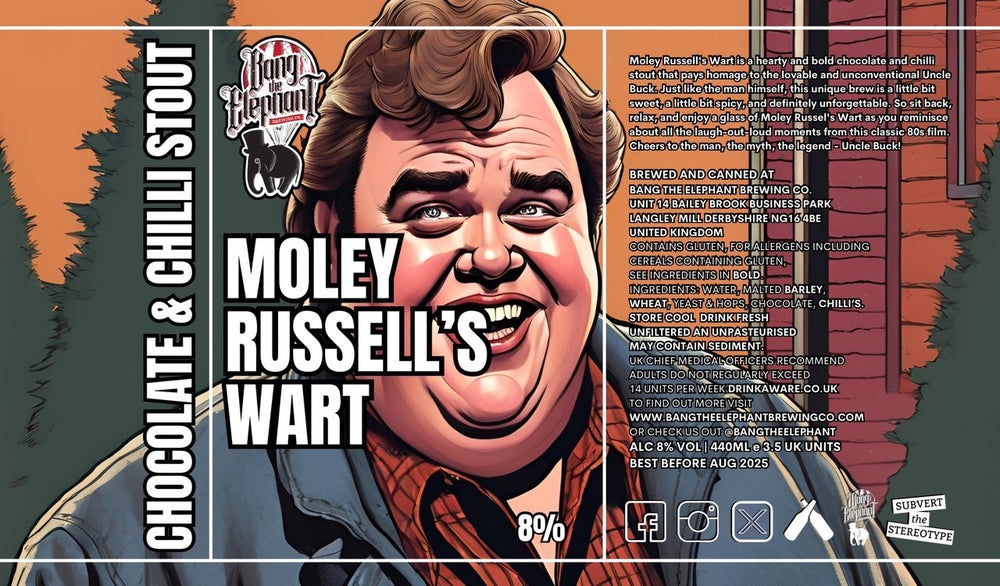 Bang the Elephant Moley Russels Wart Stout 8% Bang the Elephant Moley Russels Wart Stout 8%