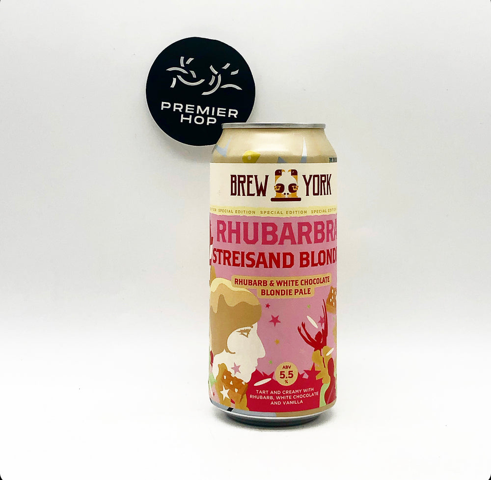 Brew York Rhubarbra Streisand Blondie Sour 5.5% Brew York Rhubarbra Streisand Blondie Sour 5.5%