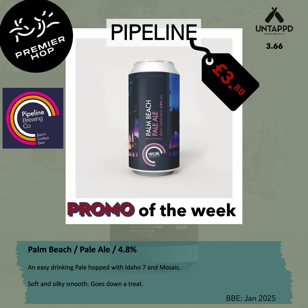 Pipeline Brewing Co Palm Beach  Pale Ale  4.8% - Premier Hop