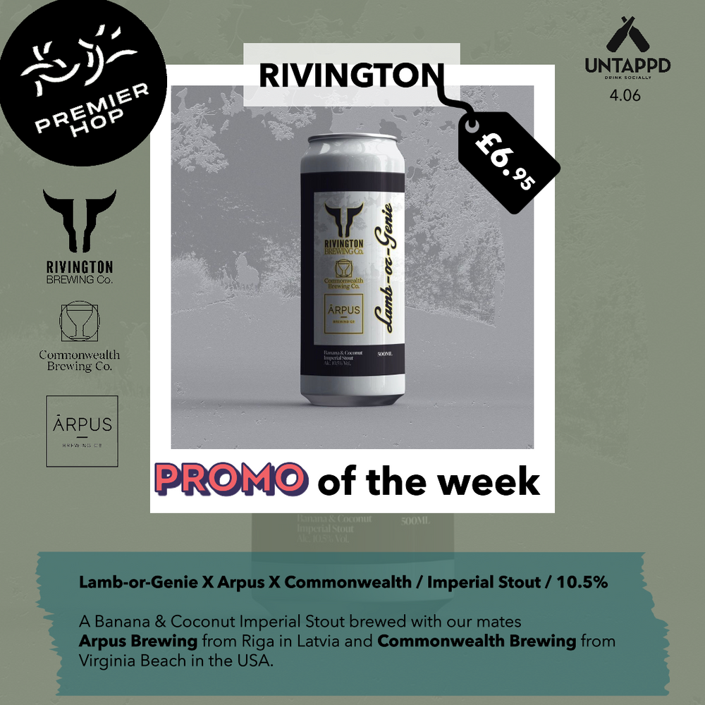 Rivington Brewing Co Lamb-or-Genie X Arpus X Commonwealth Imperial Stout 10.5% Rivington Brewing Co Lamb-or-Genie X Arpus X Commonwealth Imperial Stout 10.5%