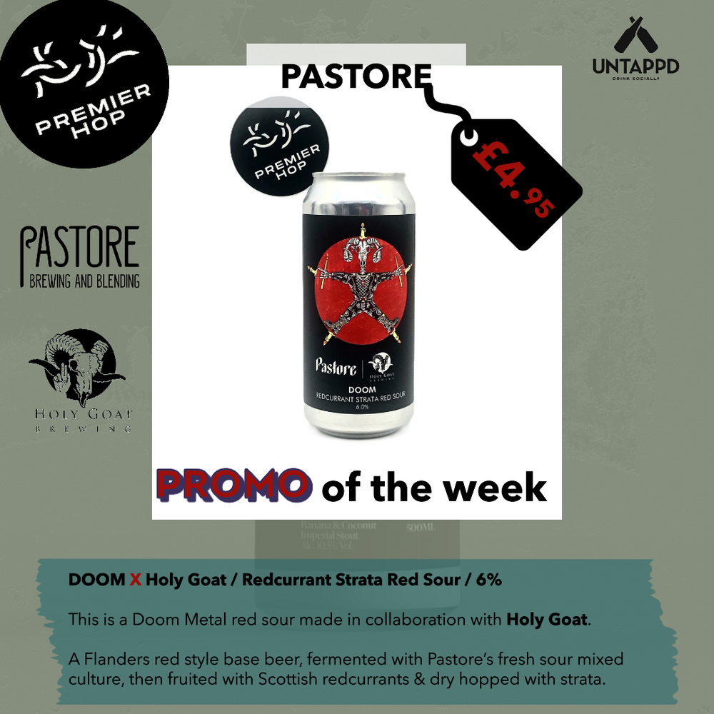 Pastore Brewing Doom X Holy Goat  Sour  6% - Premier Hop