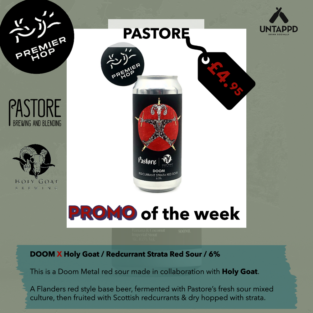 Pastore Brewing Doom X Holy Goat Sour 6% Pastore Brewing Doom X Holy Goat Sour 6%