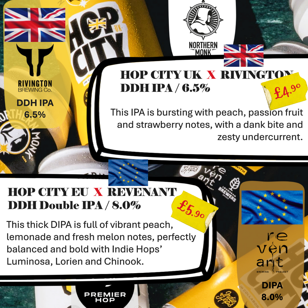 HOP CITY UK X Rivington / DDH IPA / 6.5%