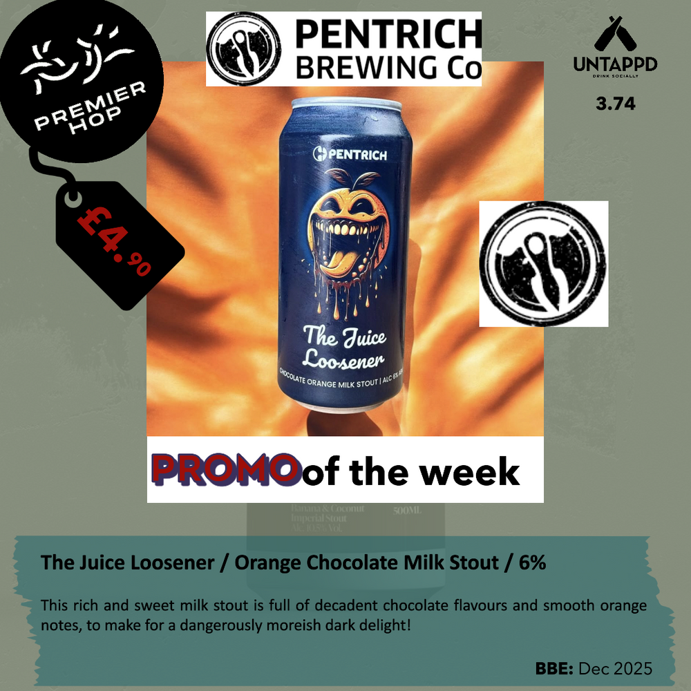 Pentrich Brewing Co The Juice Loosener  Stout  6% - Premier Hop