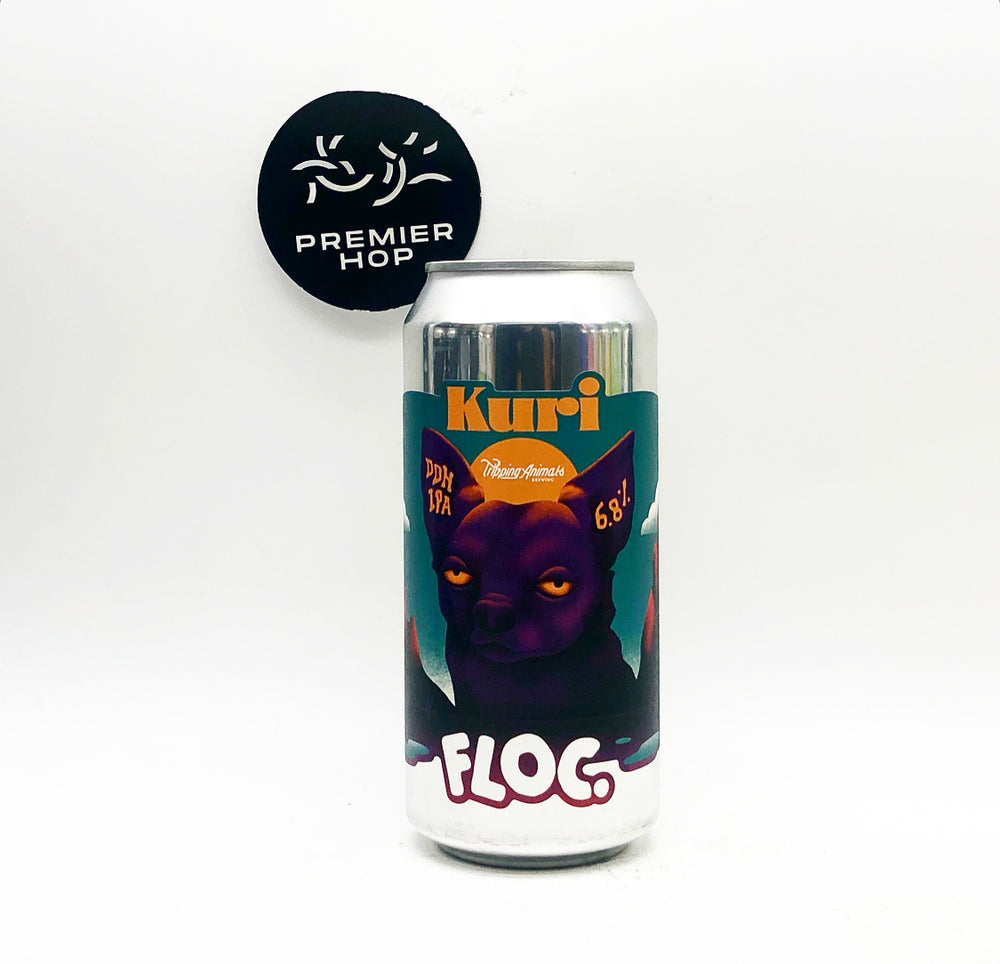 Floc Brewing Project Kuri X Tripping Animals DDH IPA 6.8% Floc Brewing Project Kuri X Tripping Animals DDH IPA 6.8%