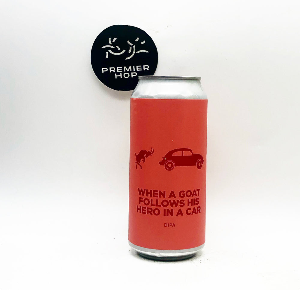 Pomona Island Brew Co. When a Goat Follows His Hero in a Car DIPA 8% Pomona Island Brew Co. When a Goat Follows His Hero in a Car DIPA 8%