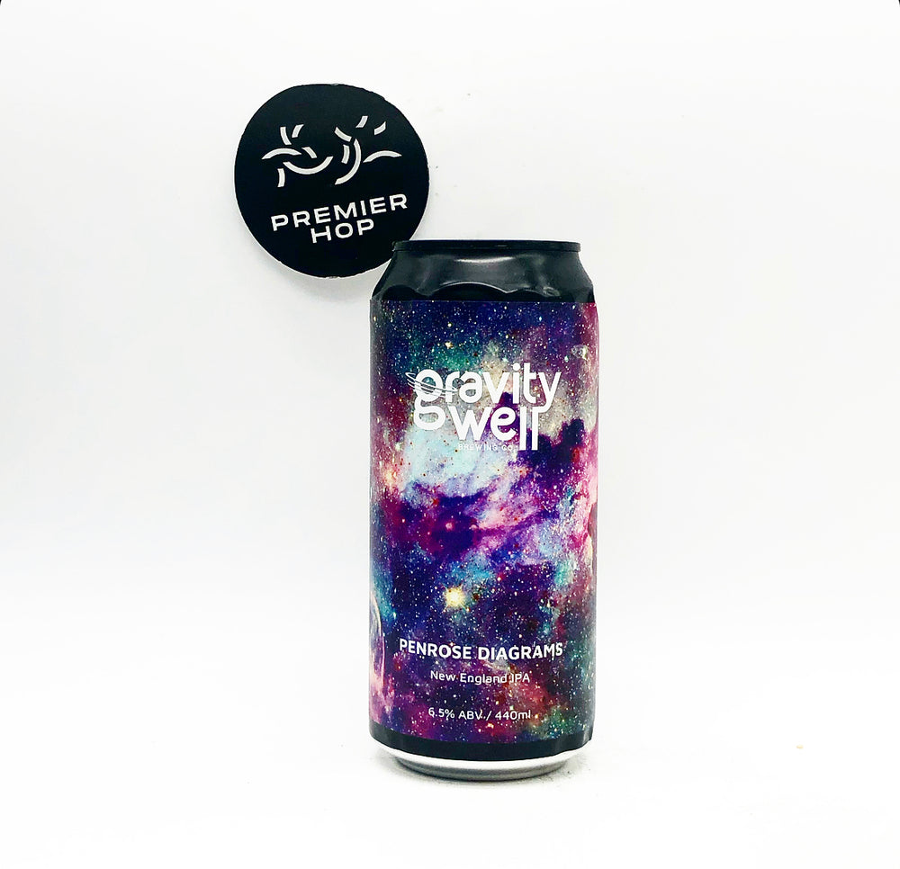 Gravity Well Brewing Penrose Diagrams NE IPA 6.5% Gravity Well Brewing Penrose Diagrams NE IPA 6.5%