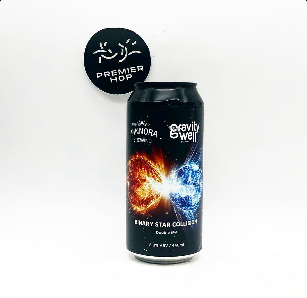 Gravity Well Brewing Binary Star Collision X Pinnora Brew  DIPA  8% - Premier Hop