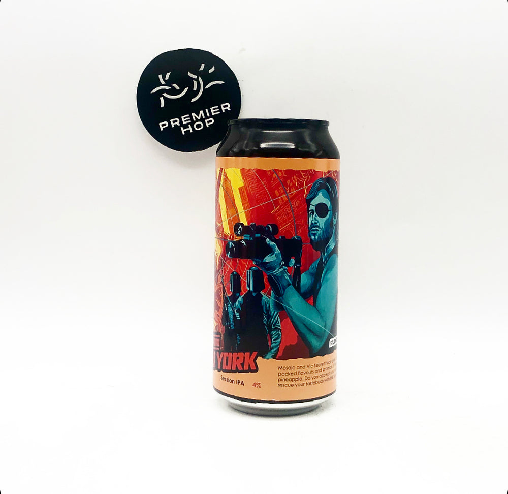 Neon Raptor Brewing Company Escape From New York  Session IPA  4% - Premier Hop