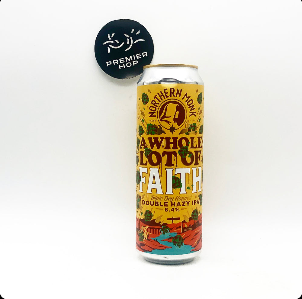 Northern Monk Brew Co A Whole Lot of Faith  TDH Hazy DIPA  8.4% ** 568ml can - Premier Hop