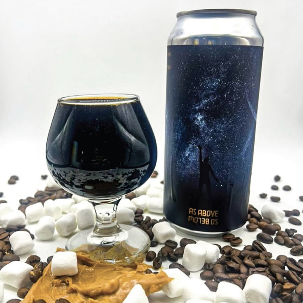 As Above So Below - Peanut Butter + Marshmallow / Imperial Stout / 10%