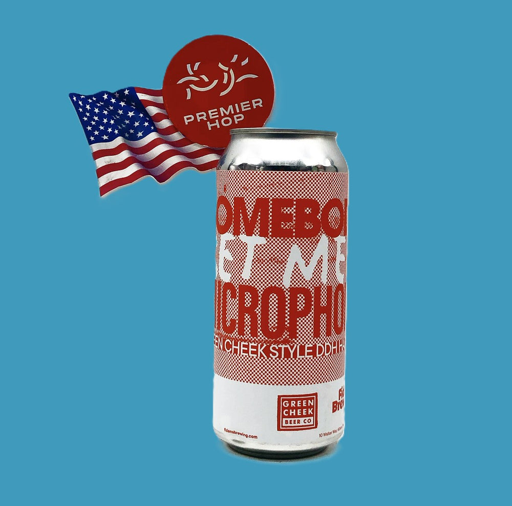 Somebody Get Me A Microphone X Green Cheek / Hazy IPA / 7.0%  ** See T&C's