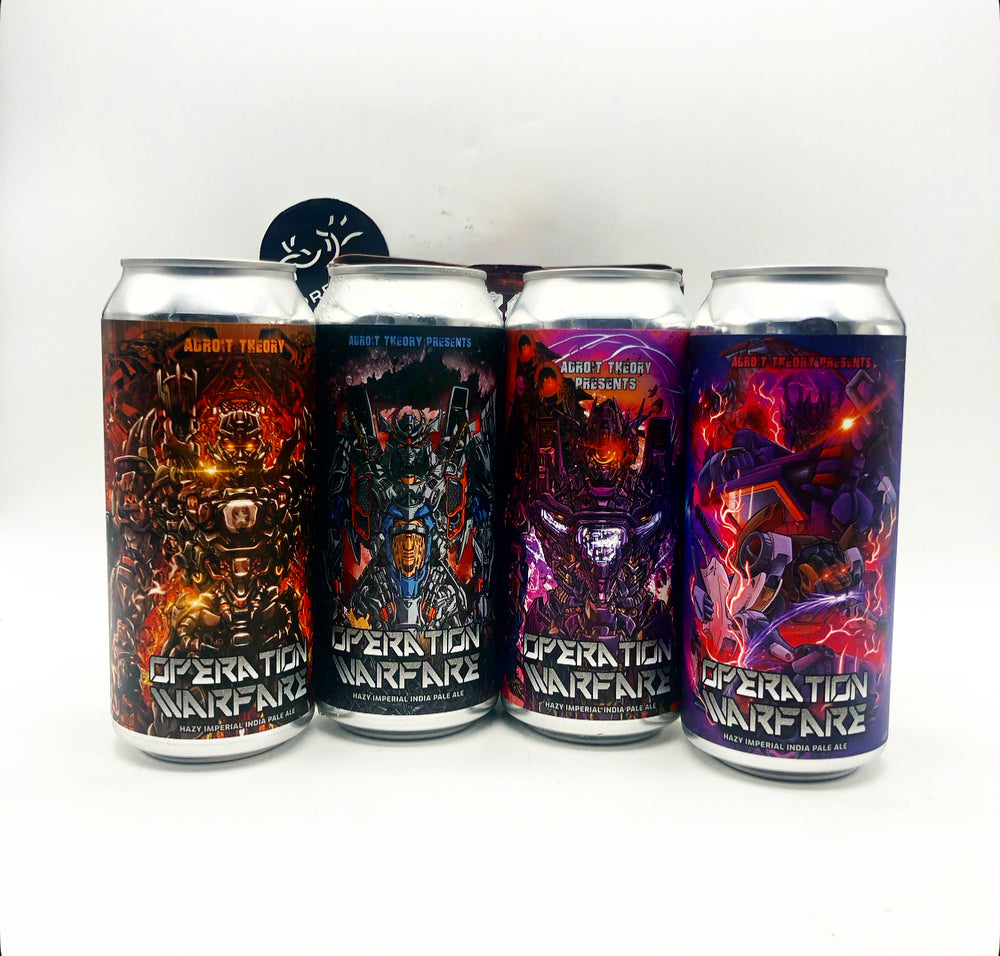 TRANSFORMERS Operation Warfare / Hazy DIPA / 8.1~8.5% [4-PACK]