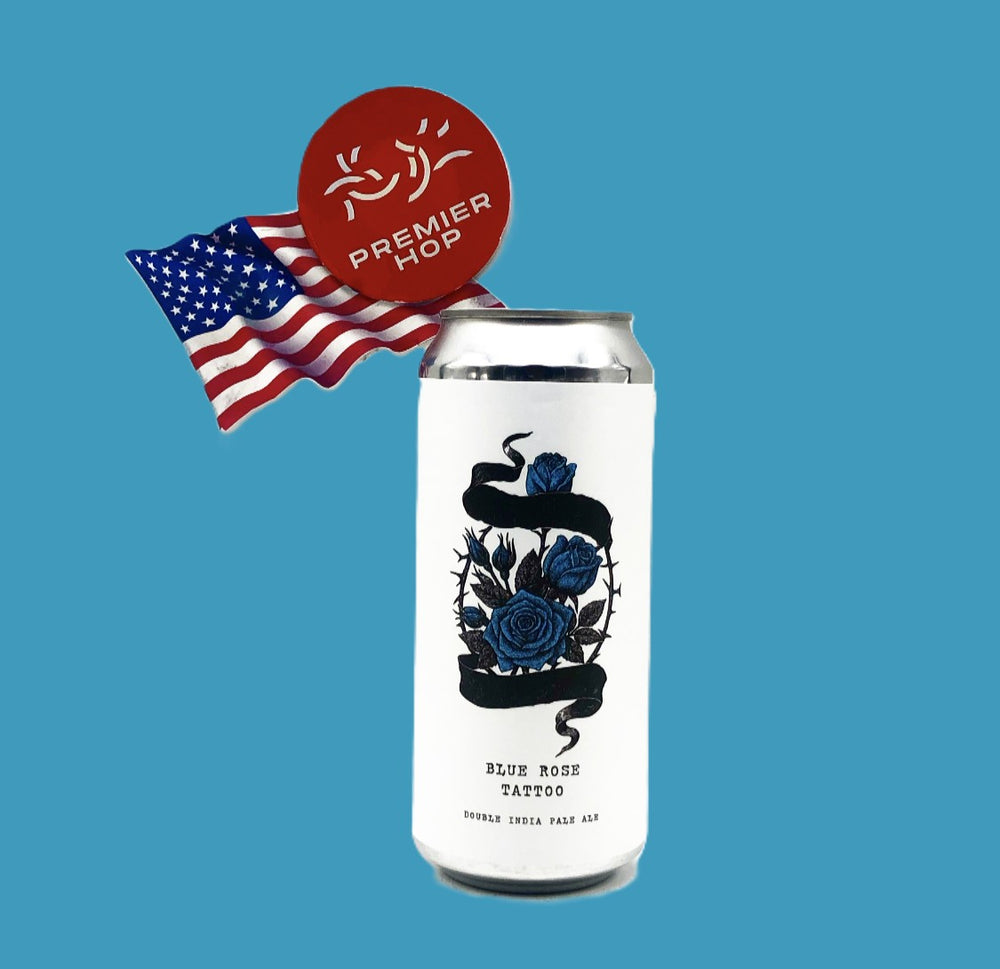 Blue Rose Tattoo X Monkish / DIPA / 8.0%  ** See T&C's