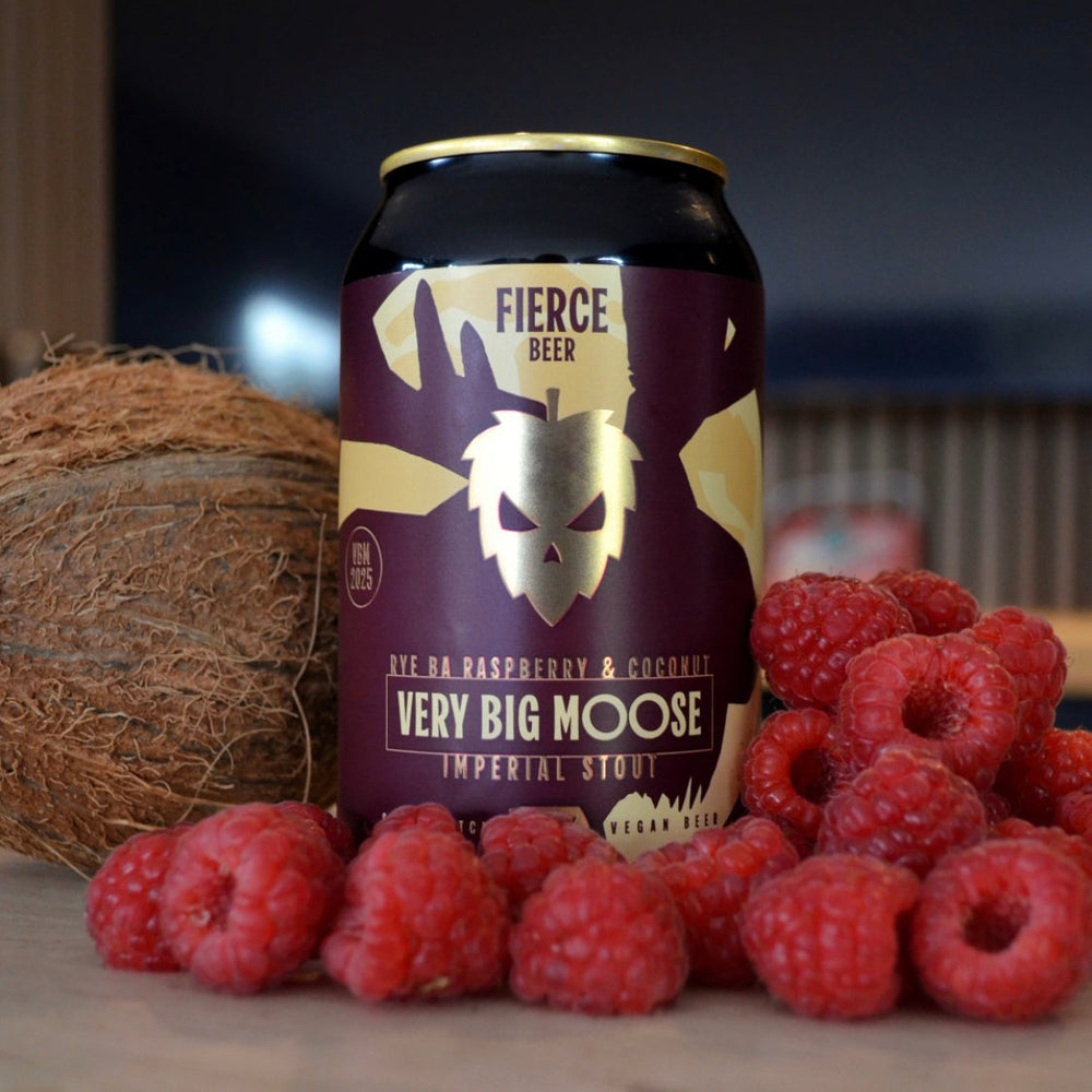 Very Big Moose 2025 Rye BA Raspberry & Coconut / Imperial Stout / 12.5%