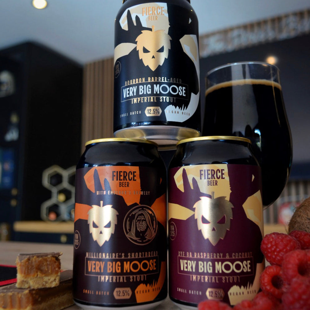 Very Big Moose 2025 Rye BA Raspberry & Coconut / Imperial Stout / 12.5%
