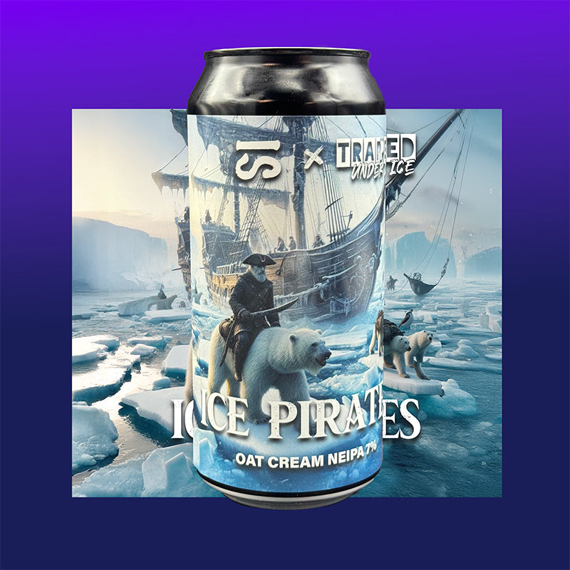 Ice Pirates X Trapped Under Ice / Oat Cream IPA / 7%