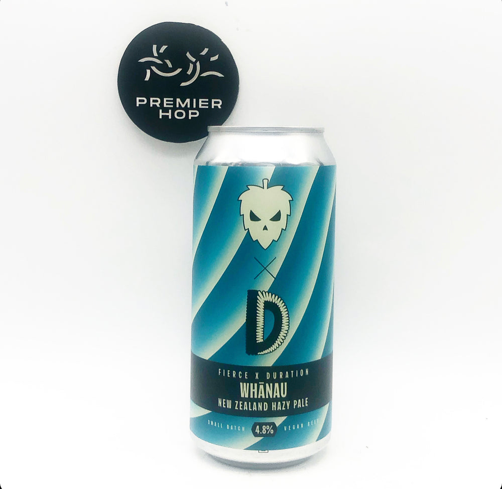 Fierce Beer Whanau X Duration NZ Hazy Pale 4.8% Fierce Beer Whanau X Duration NZ Hazy Pale 4.8%