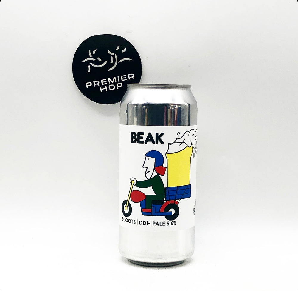 Beak Brewery SCOOTS X BASQUELAND DDH Pale 5.6% Beak Brewery SCOOTS X BASQUELAND DDH Pale 5.6%