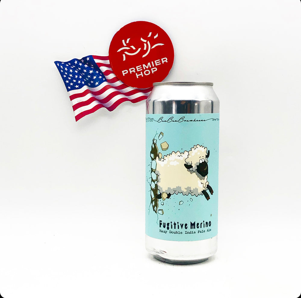 Baa Baa Brewhouse Fugitive Merino  Hazy DIPA  7.8% - Premier Hop