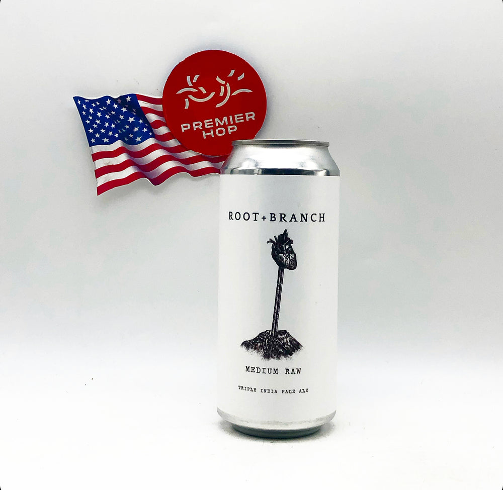 Root & Branch Brewing Co. Medium Raw Triple IPA 9.8% Root & Branch Brewing Co. Medium Raw Triple IPA 9.8%