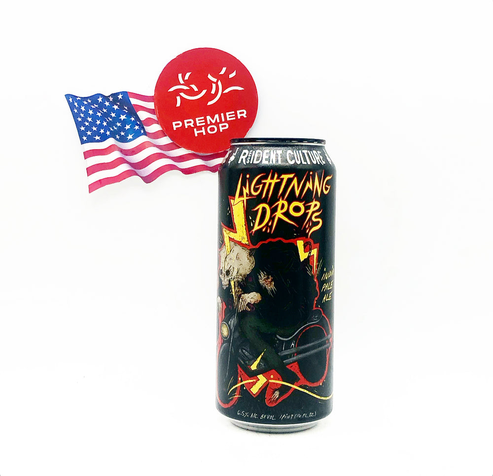 Resident Culture Lightning Drops  Hazy IPA  6.5% - Premier Hop