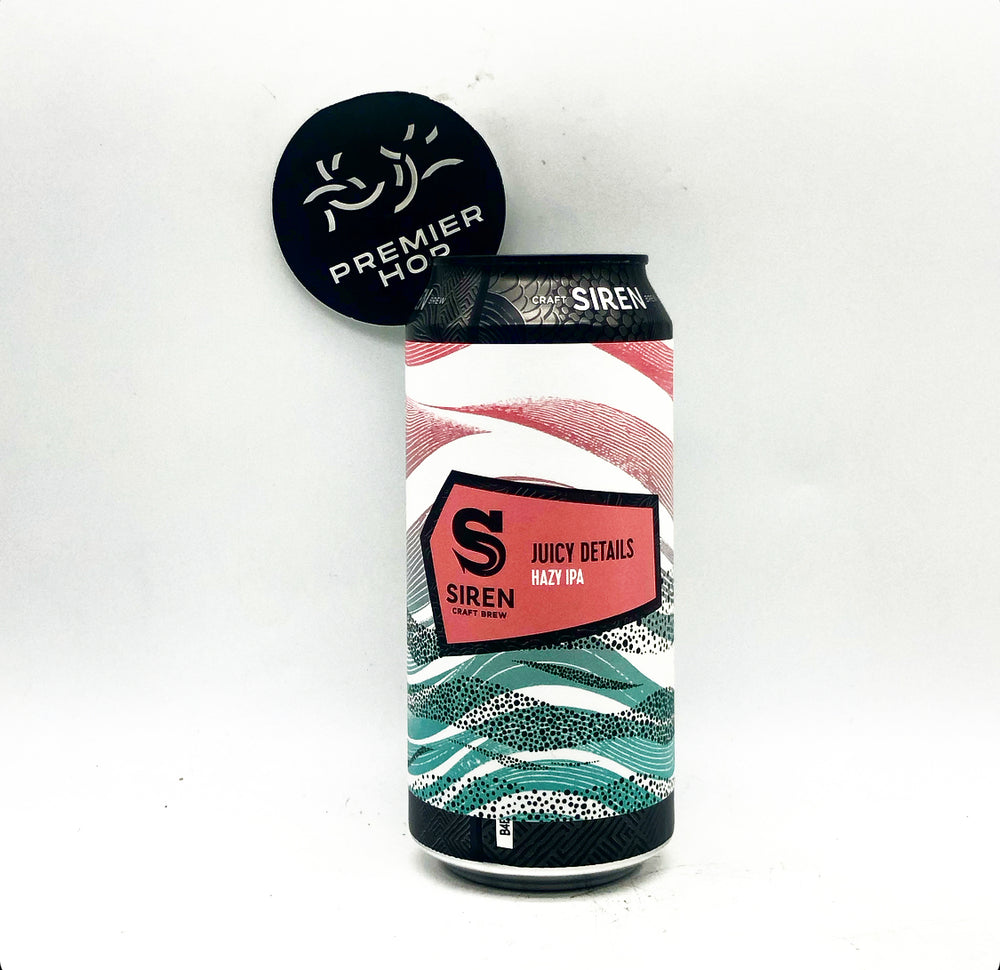Siren Craft Brew Juicy Details Hazy IPA 6% Siren Craft Brew Juicy Details Hazy IPA 6%