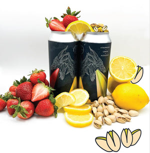 Hydra Strawberry + Lemon + Pistachio / Fruited Sour / 7%