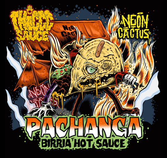 PACHANGA Birria X Neon Cactus / Hot Sauce / 150ml Waxed Bottle