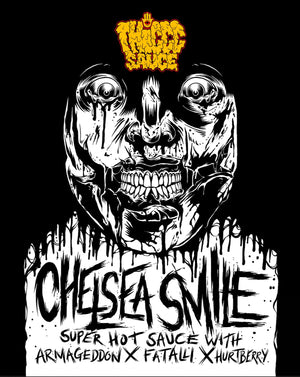 Chelsea Smile / Super Hot Sauce / 100ml Waxed Bottle